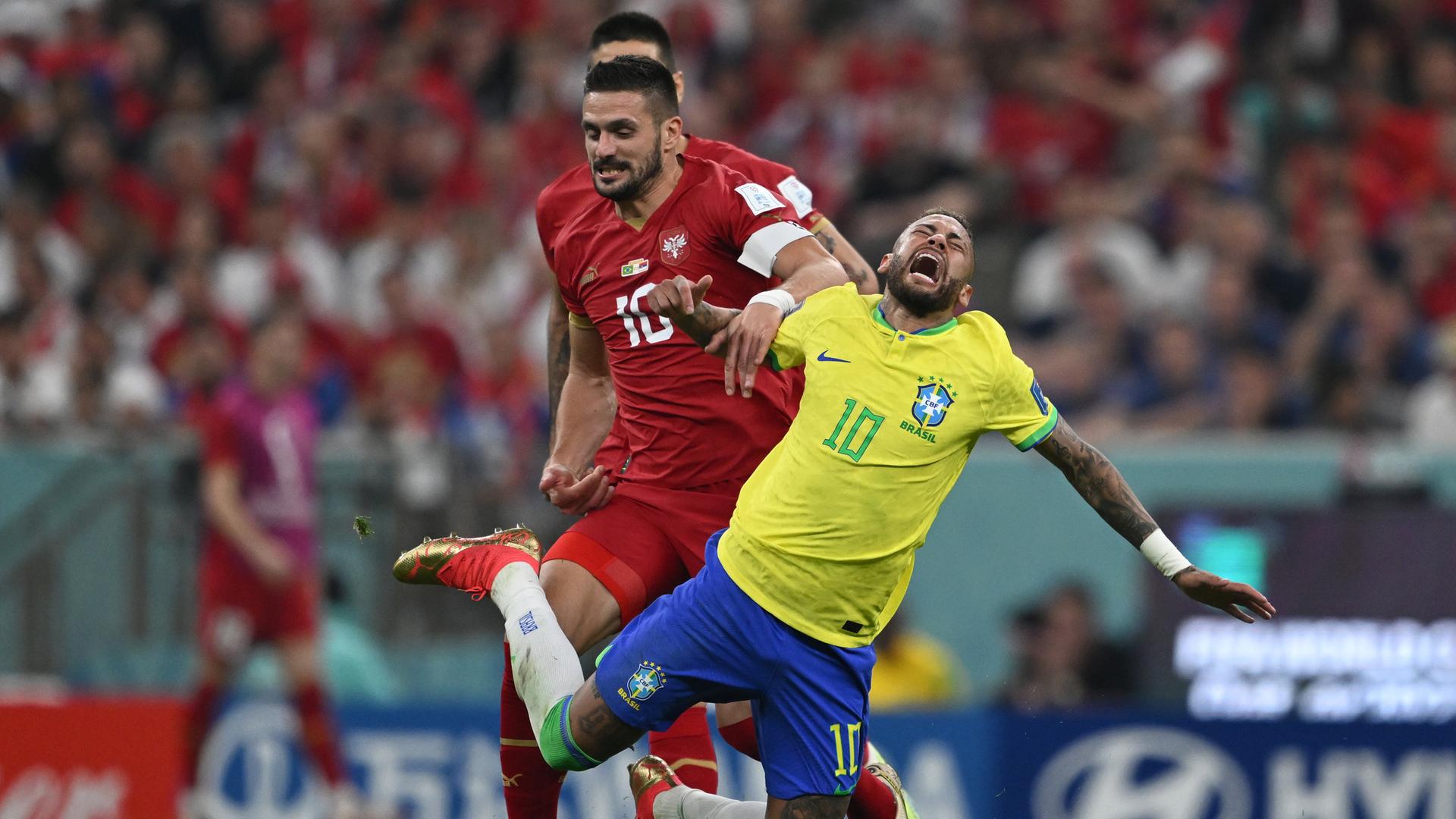 Brasilien spielte bei der WM 2022 gegen Serbien 2:0.