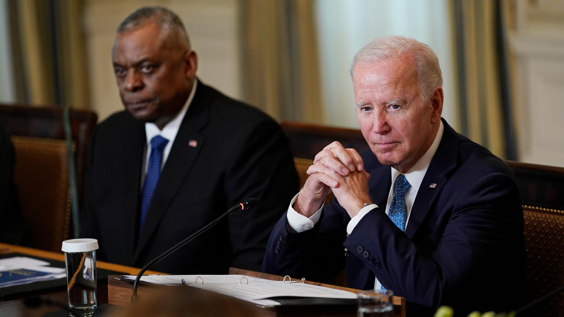 US-Präsident Joe Biden und US-Verteidigungsminister Lloyd Austin