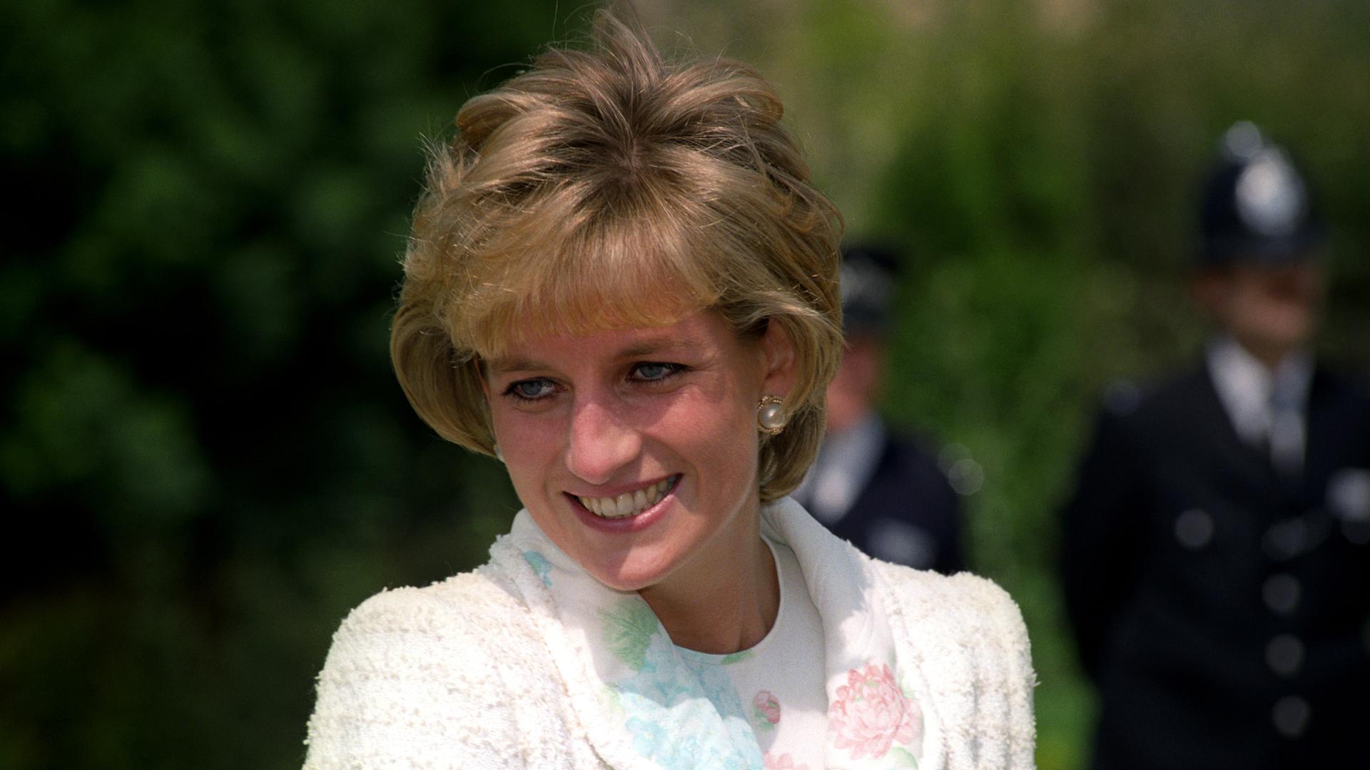 Die britische Prinzessin von Wales, Diana. Die britische Prinzessin von Wales, Diana.