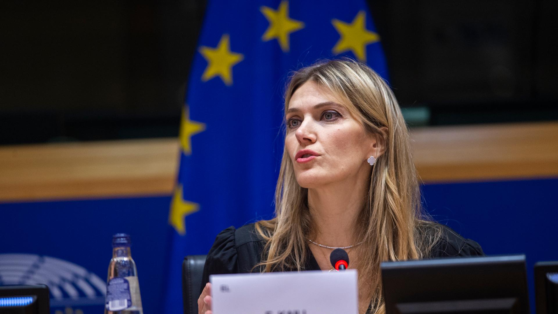 Die ehemalige Vize-Präsidentin des Europaparlaments, Eva Kaili Die ehemalige Vize-Präsidentin des Europaparlaments, Eva Kaili