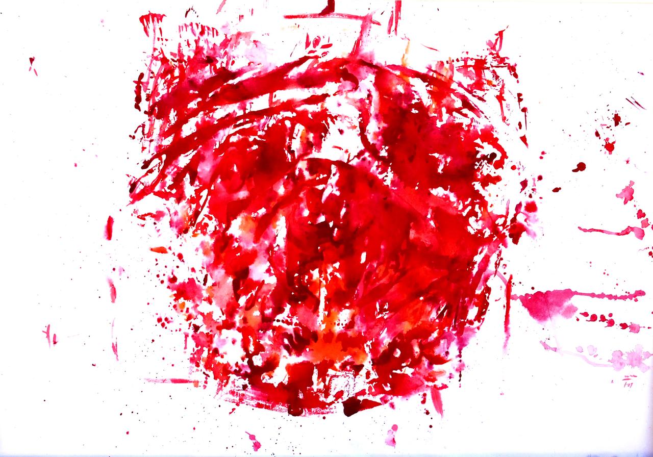 Die Fans des Vereins sind das pulsierende Herz von Union Berlin - hier gemalt von Torsten Schlüter. Die Fans des Vereins sind das pulsierende Herz von Union Berlin - hier gemalt von Torsten Schlüter.