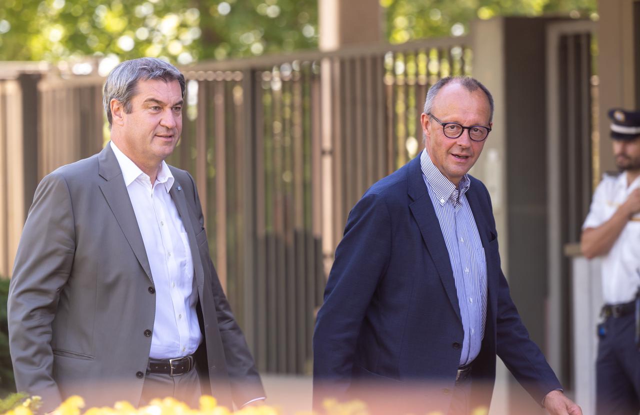 Söder und Merz besuchen Kernkraftwerk Isar 2 Söder und Merz besuchen Kernkraftwerk Isar 2