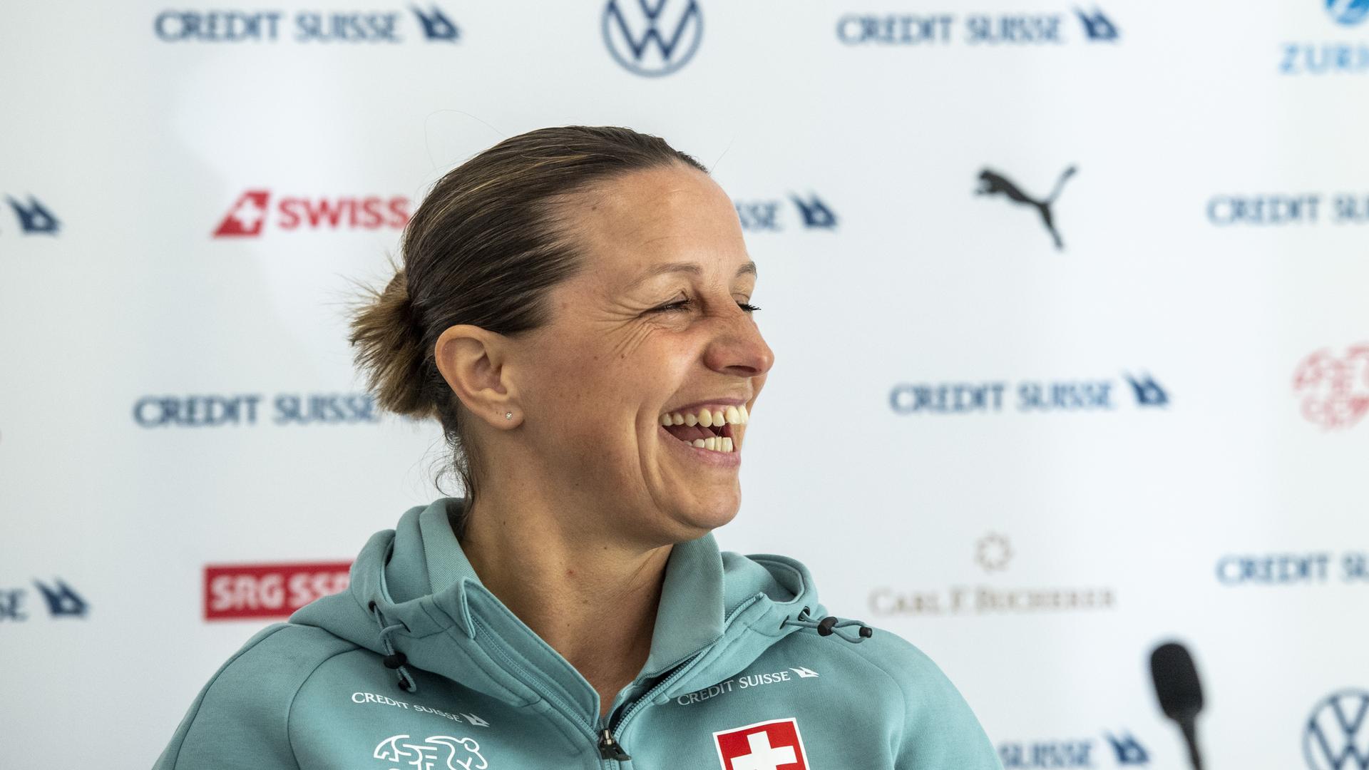 Die Schweizer Nationaltrainerin Inka Grings