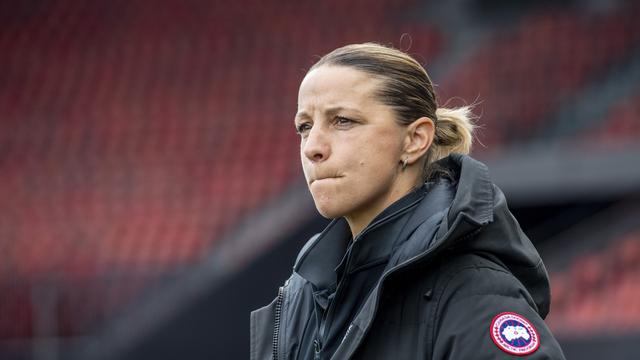 Inka Grings, die ehemalige DFB-Nationalspielerin und Trainerin der Frauen des FC Zürich 