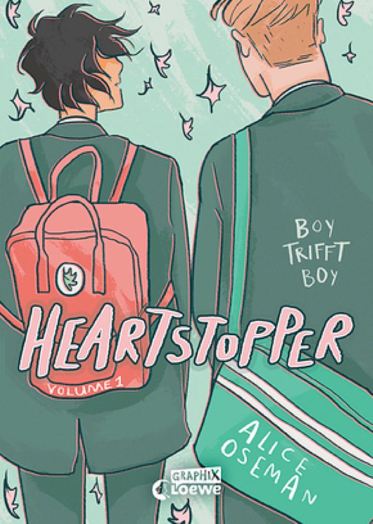 Cover zu Alice Oseman "Heartstopper" Band 1 Cover zu Alice Oseman "Heartstopper" Band 1
