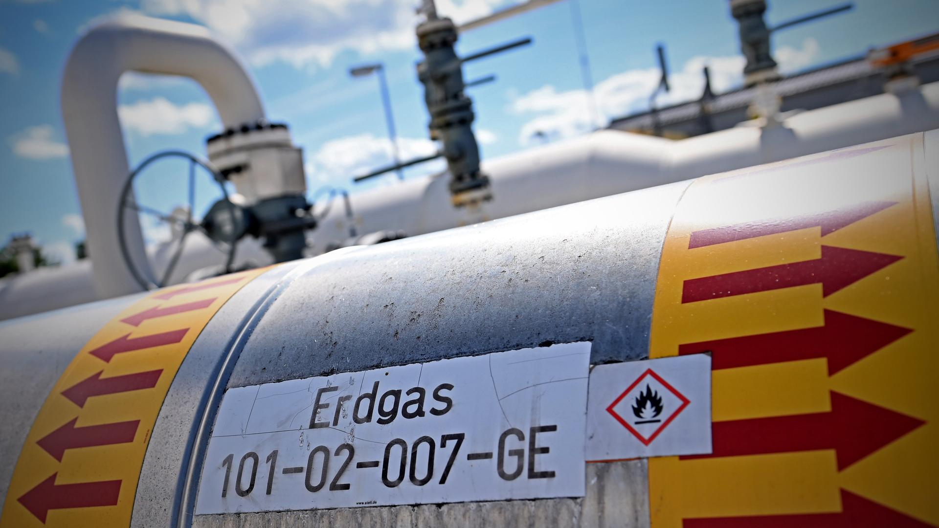 Erdgasleitung und Anlage Erdgasleitung und Anlage