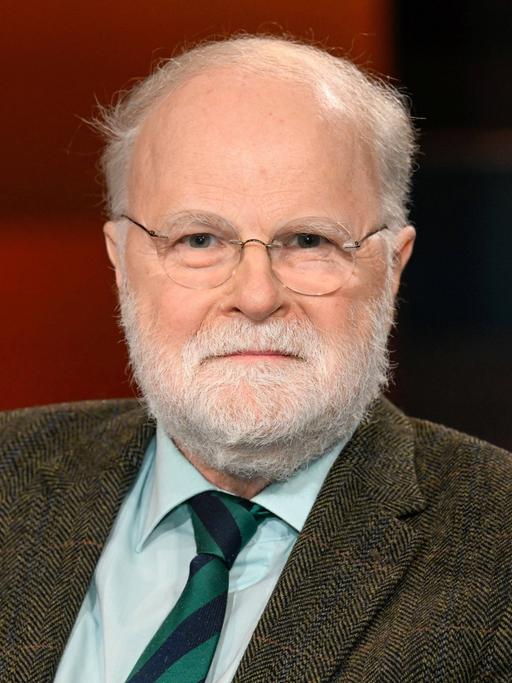 Ein Porträtbild des Theologen, Psychiater und Publizisten Manfred Lütz in der ZDF-Talkshow "Markus Lanz".