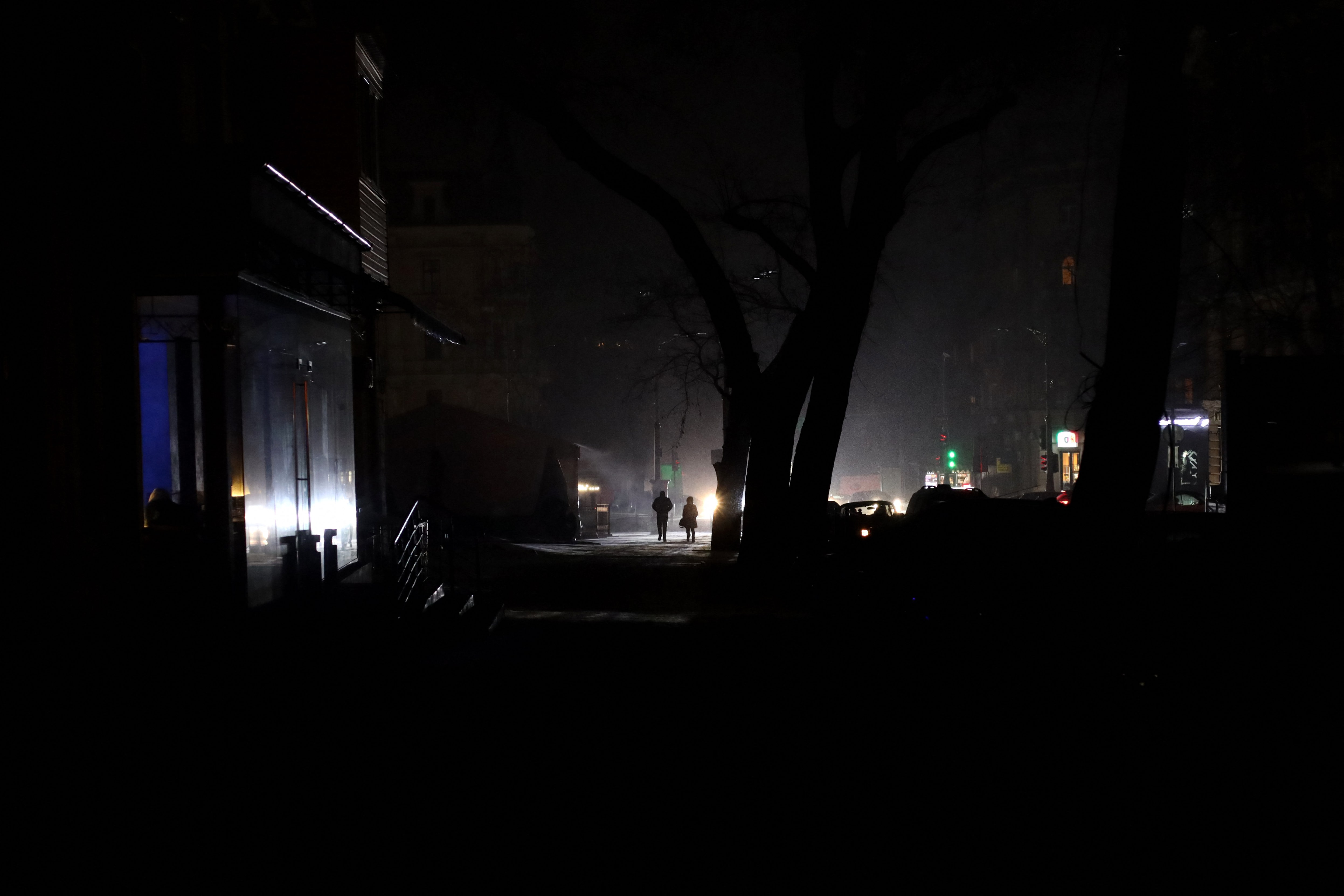 Ukraine - Stromausfall in Odessa nach Havarie in Umspannwerk