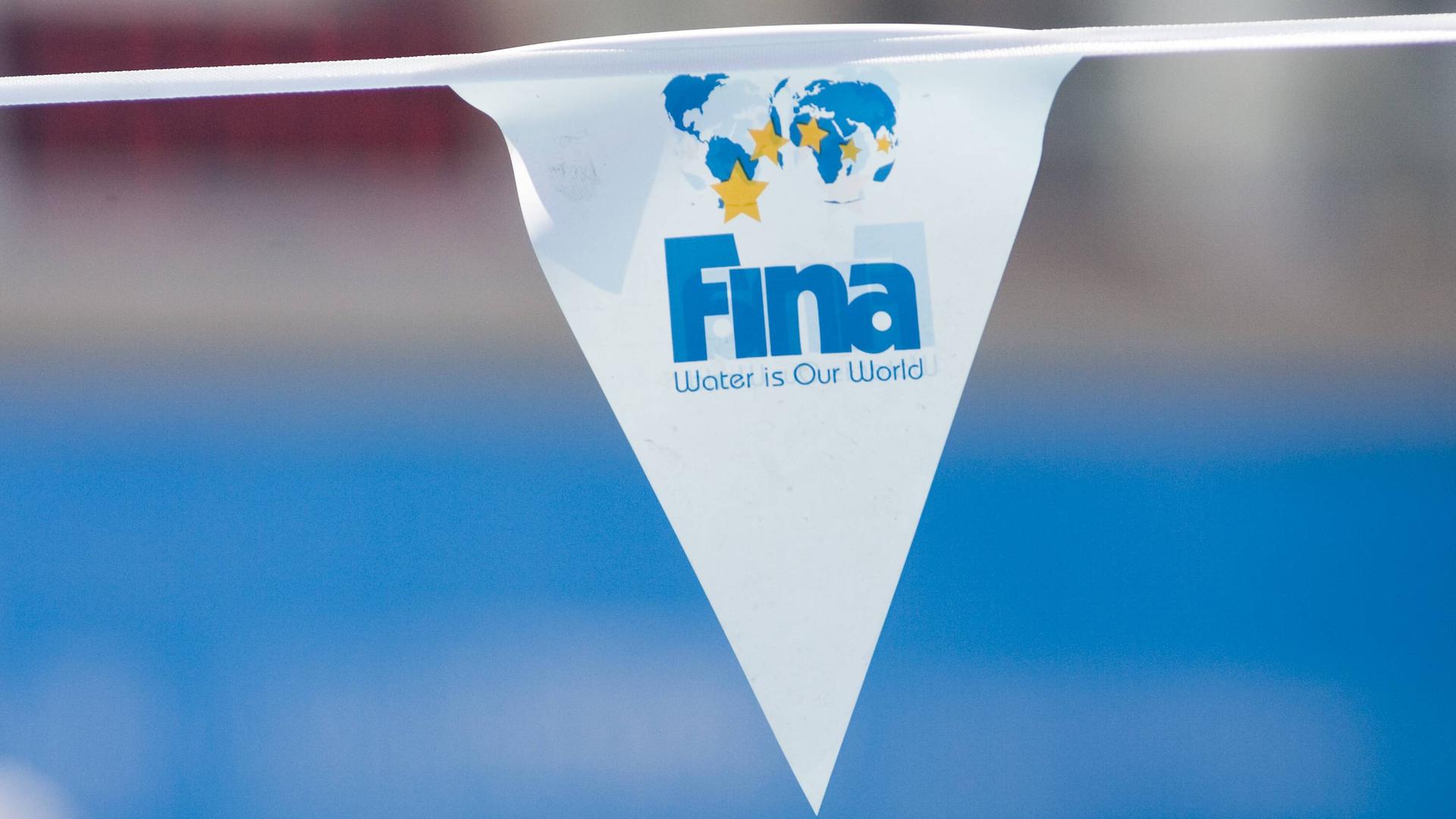 Das Logo der FINA. Das Logo der FINA.