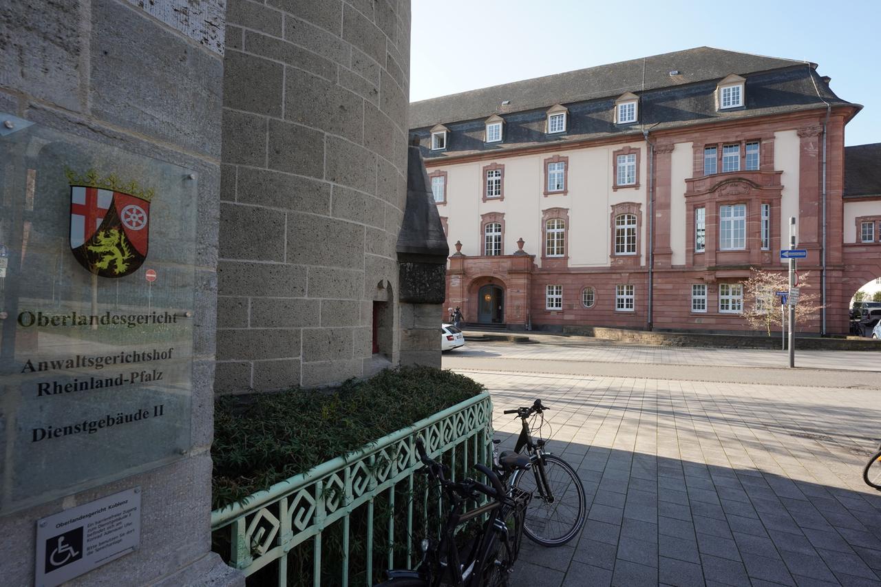 Das Oberlandesgericht in Koblenz. Das Oberlandesgericht in Koblenz.