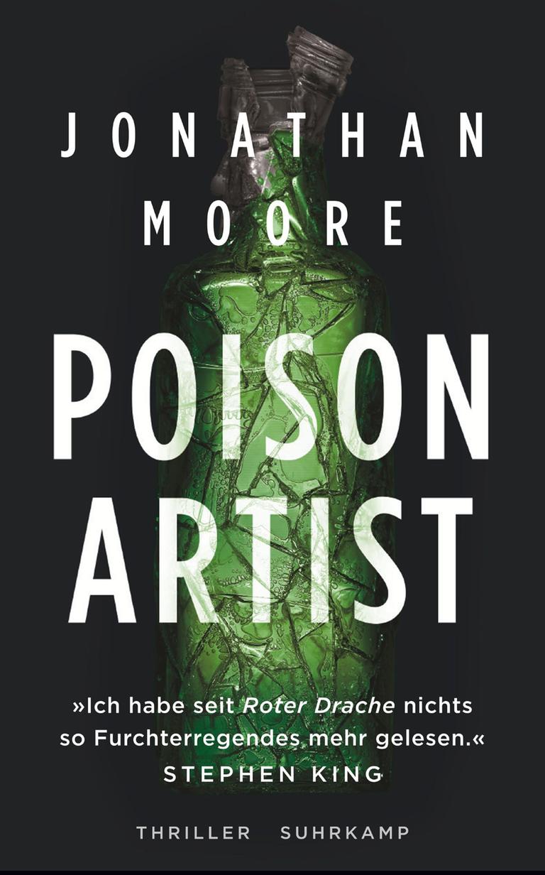 Cover von Jonathan Moores Roman "Poison Artist". Cover von Jonathan Moores Roman "Poison Artist".