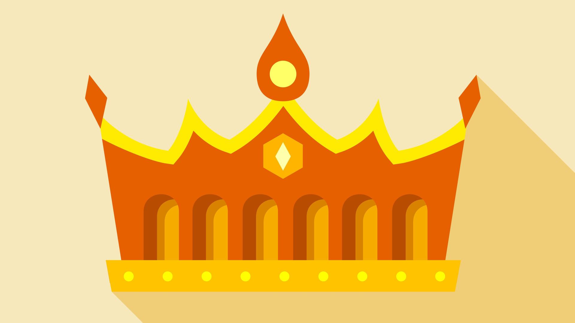 Eine goldene Krone Eine goldene Krone