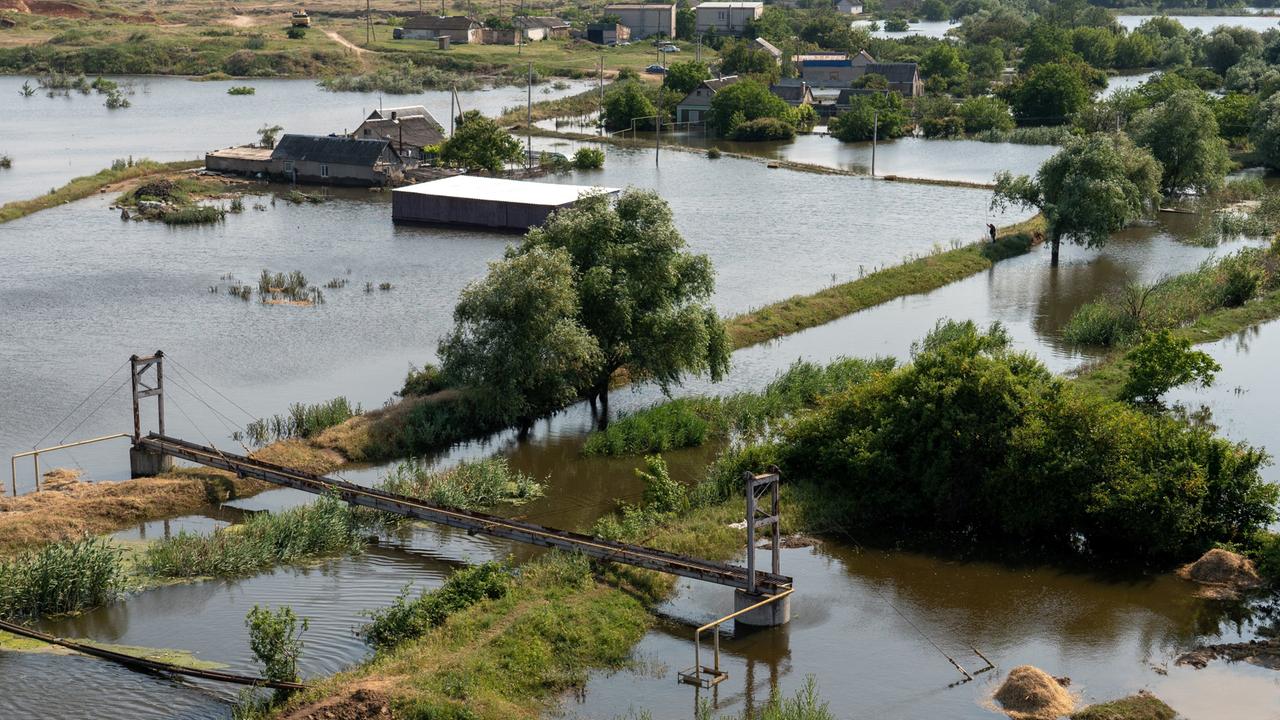 Zerstörter Staudamm - UNO Besorgt über Humanitäre Lage In Der Ukraine