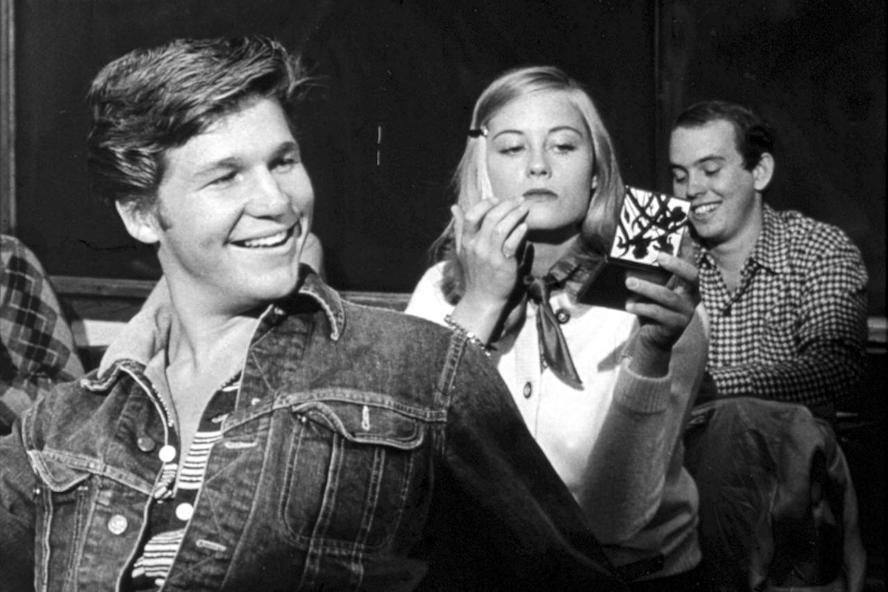 Szene aus "Die letzte Vorstellung" mit dem Schauspieler Jeff Bridges und Cybill Shepherd Szene aus "Die letzte Vorstellung" mit dem Schauspieler Jeff Bridges und Cybill Shepherd