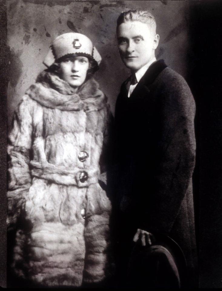 Zelda und F. Scott Fitzgerald, aufgenommen 1921
