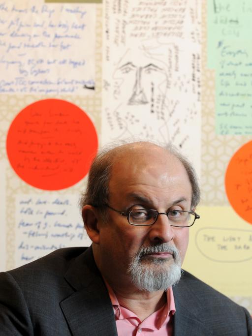 Der Schriftsteller Salman Rushdie 