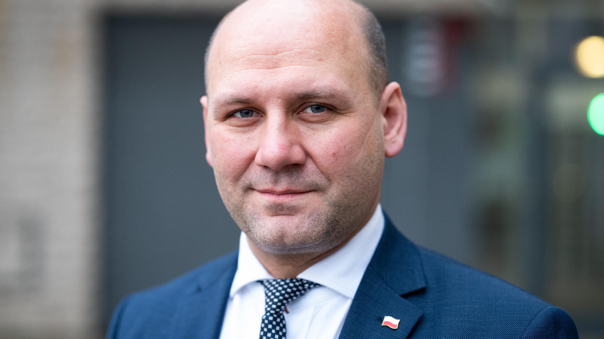 Szymon Szynkowski vel Sek, polnischer Vize-Außenminister Szymon Szynkowski vel Sek, polnischer Vize-Außenminister