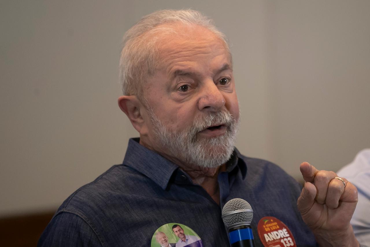 Porträtaufnahme von Brasiliens früherem Präsidenten und Präsidentschaftskandidaten 2022 Luiz Inacio Lula da Silva Porträtaufnahme von Brasiliens früherem Präsidenten und Präsidentschaftskandidaten 2022 Luiz Inacio Lula da Silva