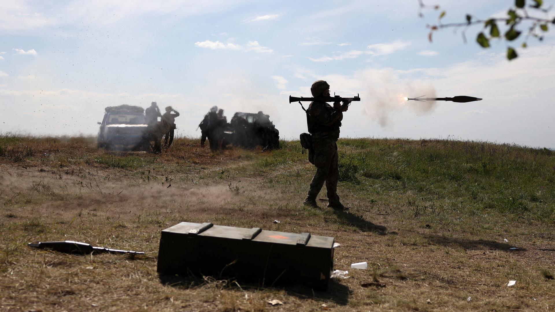 Krieg in der Ukraine - Ukrainische Gegenangriffe an mindestens vier Frontabschnitten