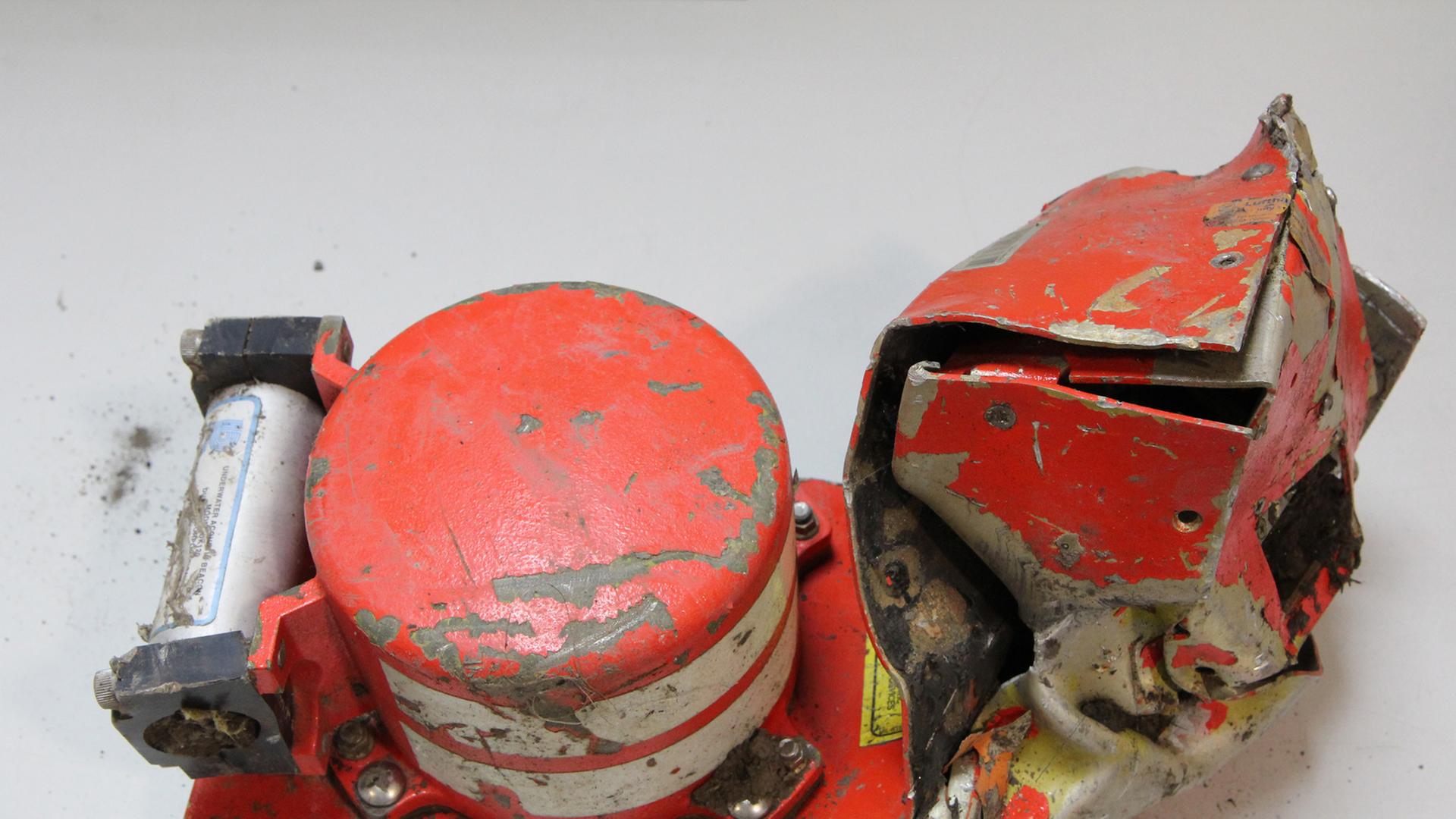 Der Voice-Recorder der in Frankreich abgestürzen Germanwings-Maschine 4U 9525. Der Voice-Recorder der in Frankreich abgestürzen Germanwings-Maschine 4U 9525.