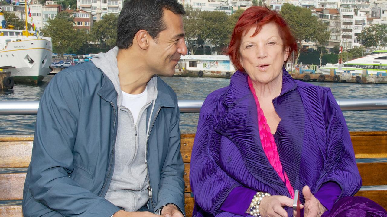 Der Schauspieler Erol Sander und Produzentin Regina Ziegler Der Schauspieler Erol Sander und Produzentin Regina Ziegler