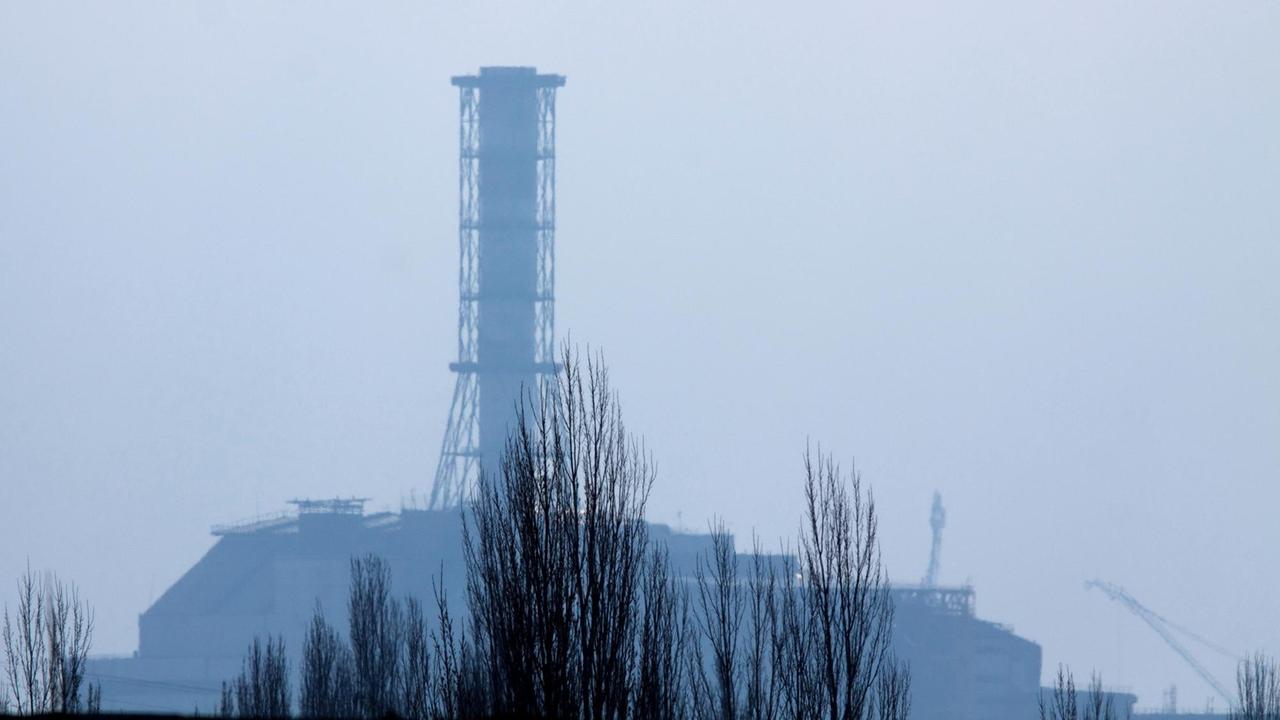 Die Ruine des früheren Atomkraftwerks Tschernobyl