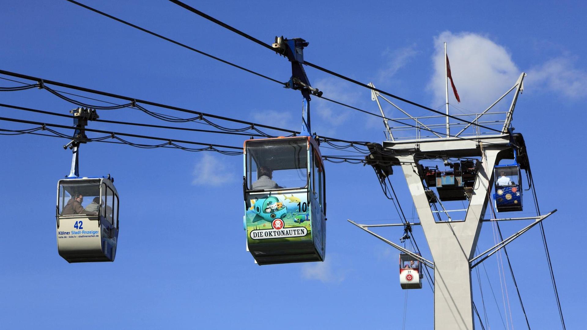 Seilbahn in Köln Seilbahn in Köln