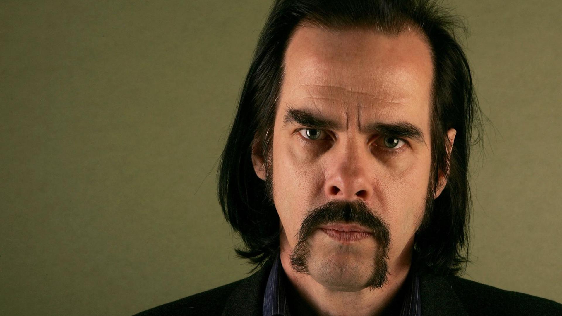 Portrait des Musikers Nick Cave Portrait des Musikers Nick Cave