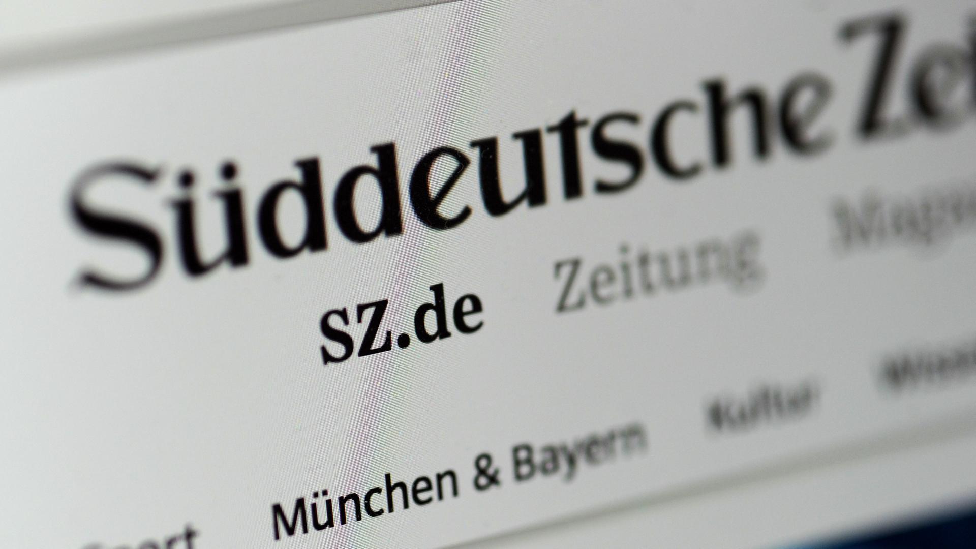 Der Online-Auftritt der Süddeutschen Zeitung mit dem Logo der SZ - Die "Süddeutsche Zeitung" beschränkt auf ihrer Internet-Nachrichtenseite den Gratiszugriff auf Texte, hat einen komplett überarbeiteten Online-Auftritt gestartet. Der Online-Auftritt der Süddeutschen Zeitung mit dem Logo der SZ - Die "Süddeutsche Zeitung" beschränkt auf ihrer Internet-Nachrichtenseite den Gratiszugriff auf Texte, hat einen komplett überarbeiteten Online-Auftritt gestartet.