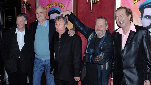 Michael Palin, John Cleese, Terry Jones, Terry Gilliam and Eric Idle