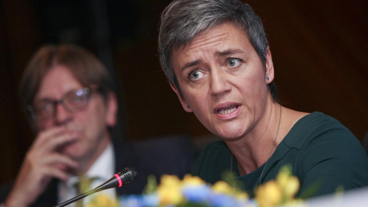 Margrethe Vestager, EU-Wettbewerbskommissarin und Hoffnungsträgerin der europäischen Liberalen Margrethe Vestager, EU-Wettbewerbskommissarin und Hoffnungsträgerin der europäischen Liberalen