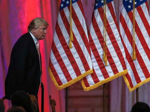 Donald Trump bei einer Parteiveranstaltung der US-Republikaner in Palm Beach, Florida