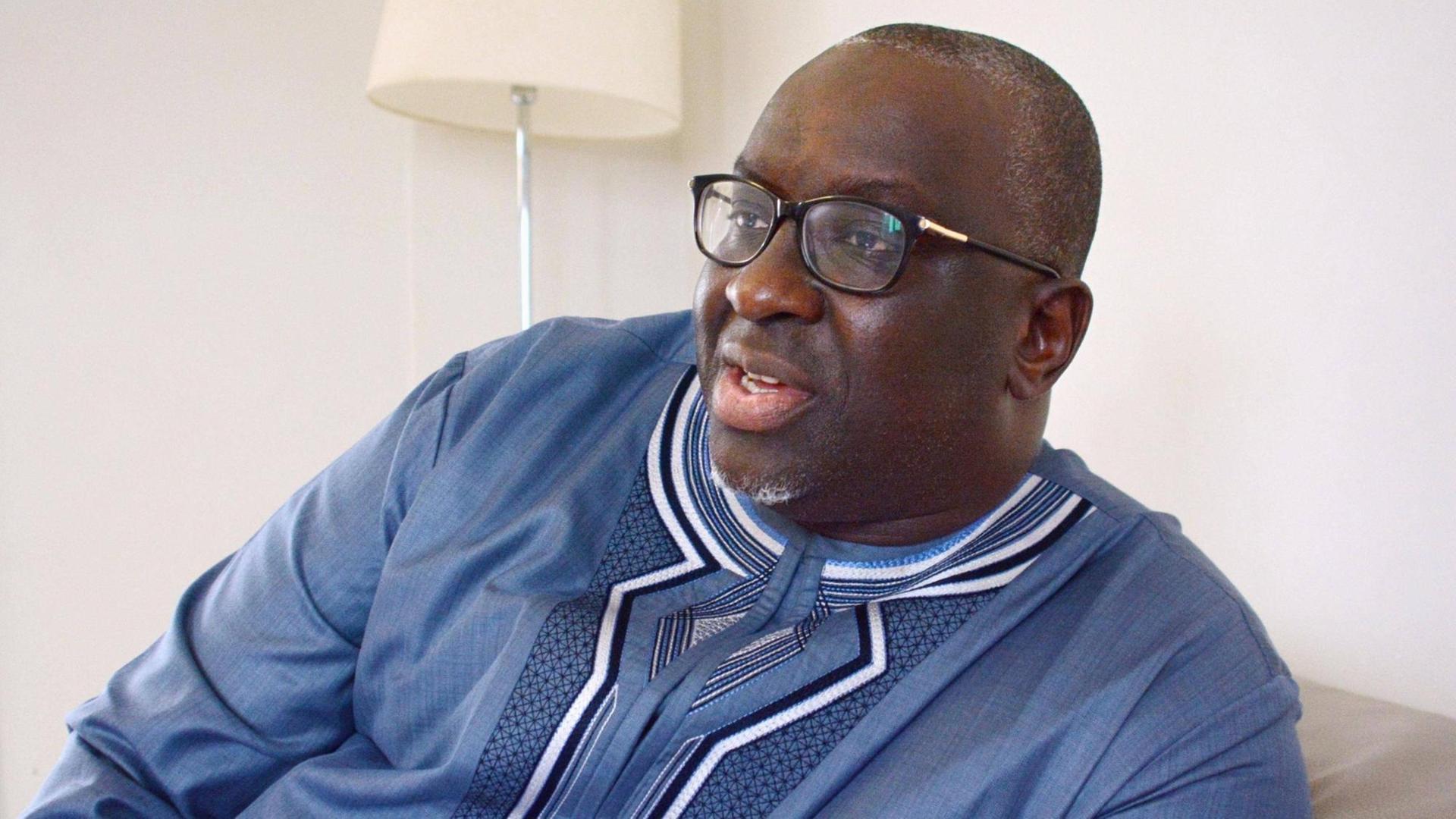 Porträt von Massata Diack, Sohn des Ex-IAAF-Chefs Lamine Diack Porträt von Massata Diack, Sohn des Ex-IAAF-Chefs Lamine Diack