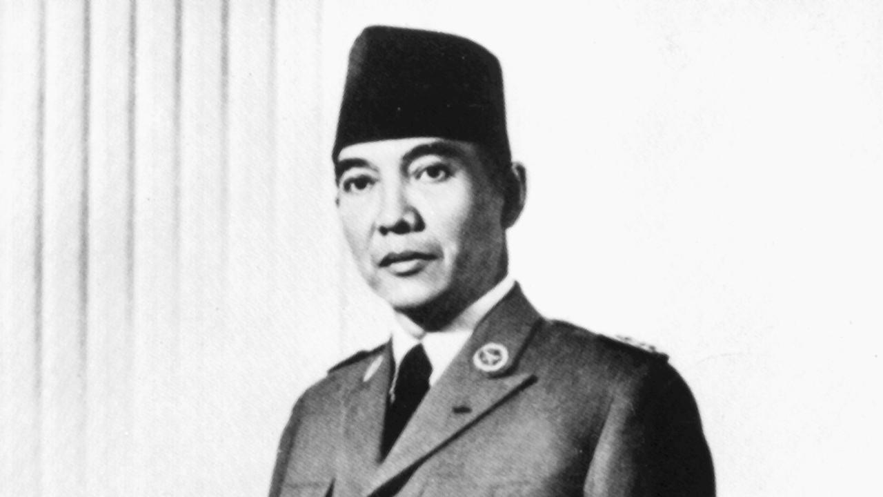 Undatierte Aufnahme des früheren indonesischen Staatspräsidenten Sukarno Undatierte Aufnahme des früheren indonesischen Staatspräsidenten Sukarno