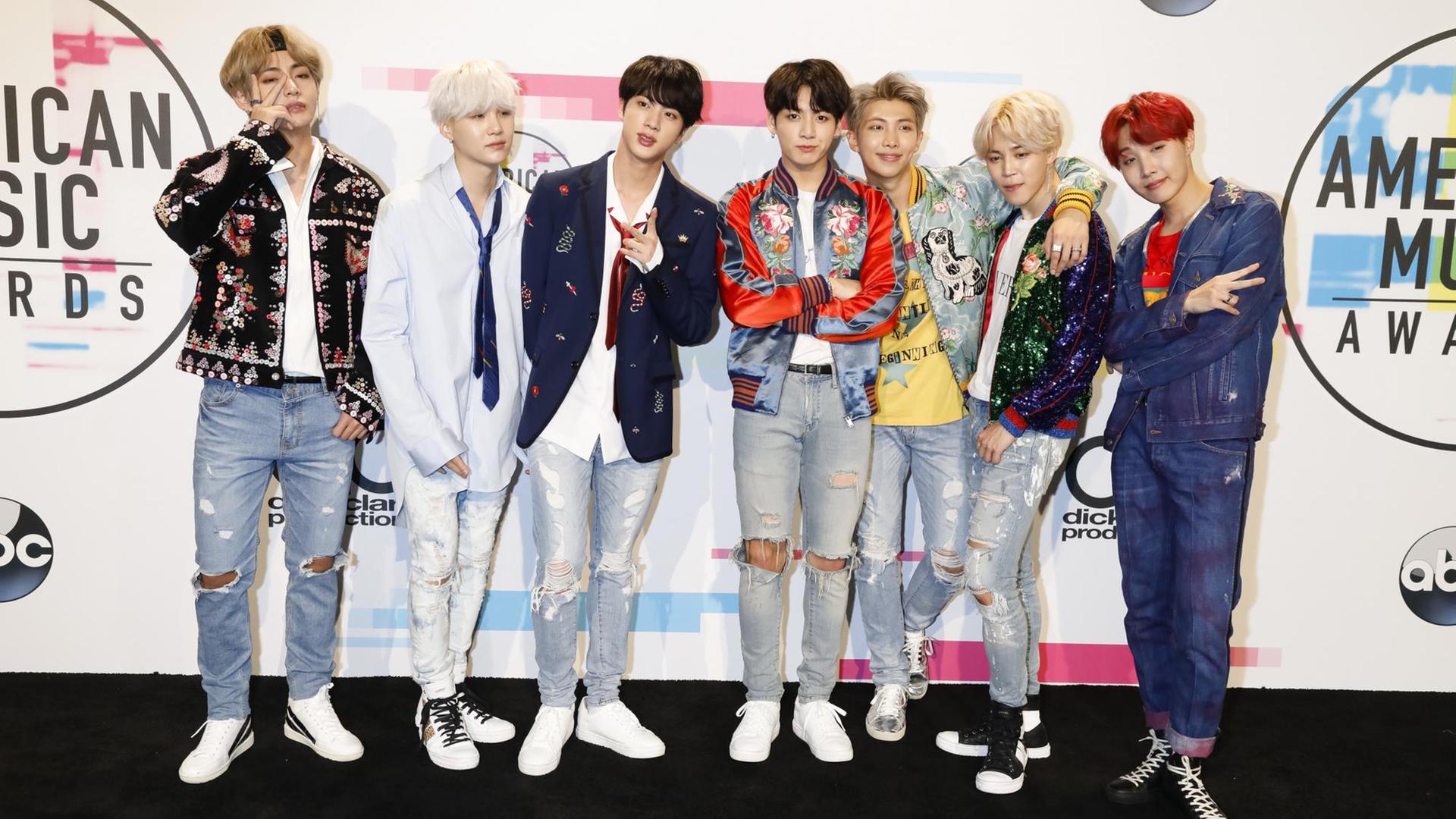 BTS bei den American Music Awards 2017 BTS bei den American Music Awards 2017