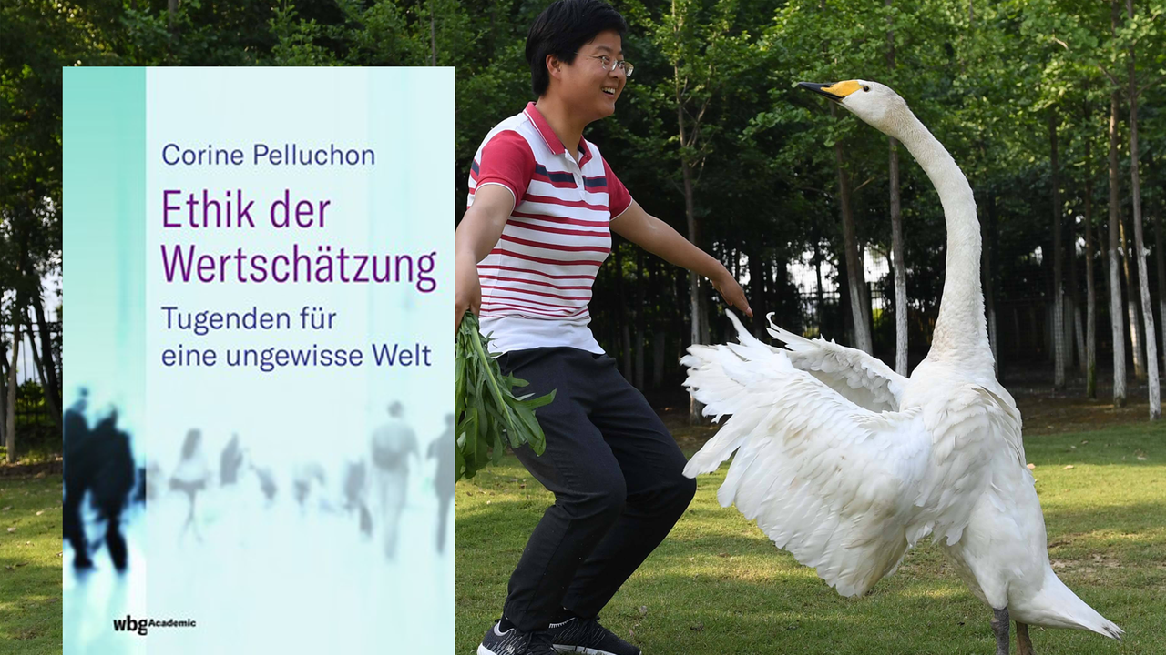 Buchcover von Corine Pelluchon: "Ethik der Wertschätzung. Tugenden für eine ungewisse Welt"