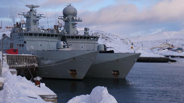 Dänische Fregatten zeigen Präsenz in Grönland