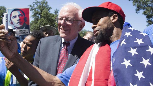 Bernie Sanders, Senator für den US-Bundesstaat Vermont, tritt bei den Vorwahlen neben Hillary Clinton bei den Demokraten an.