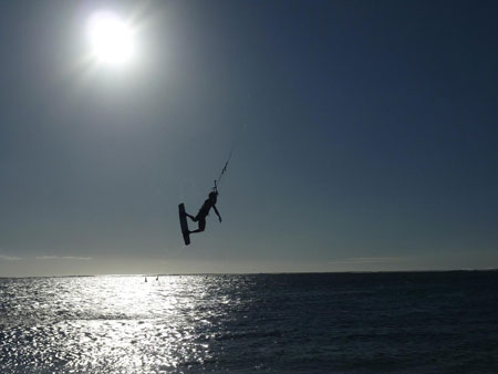 Kite-Surfen auf Mauritius Kite-Surfen auf Mauritius