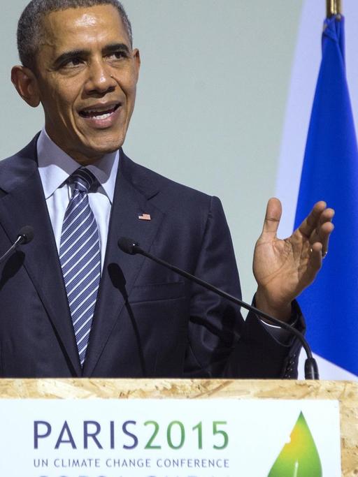 US-Präsident Barack Obama bei seiner Eröffnungsrede.