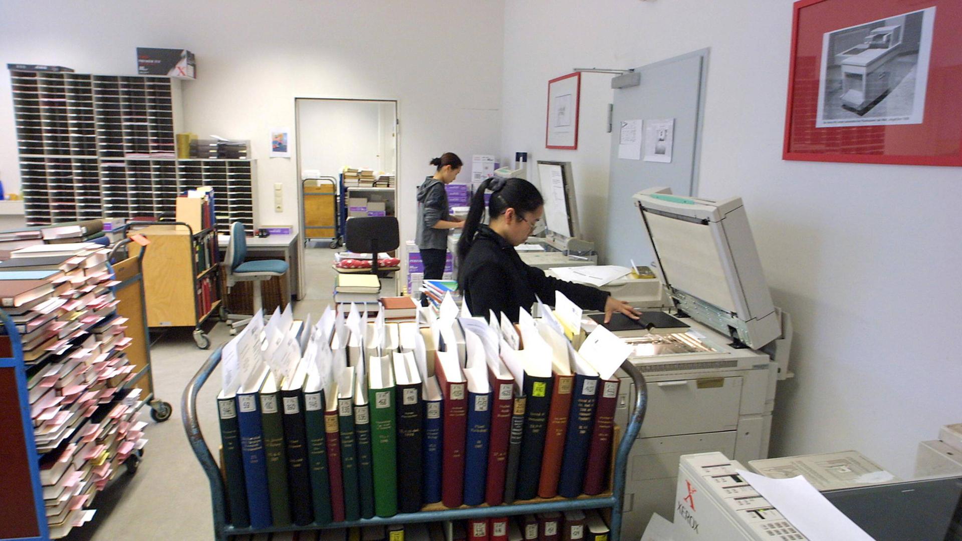 Mitarbeiter der bayerischen Staatsbibliothek