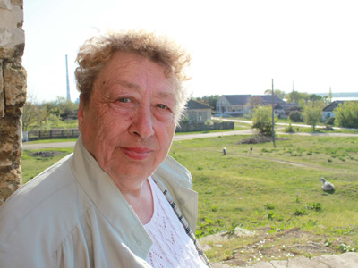Luise Risling, eine der letzten verbliebenen Schwarzmeerdeutschen in Odessa. Luise Risling, eine der letzten verbliebenen Schwarzmeerdeutschen in Odessa.