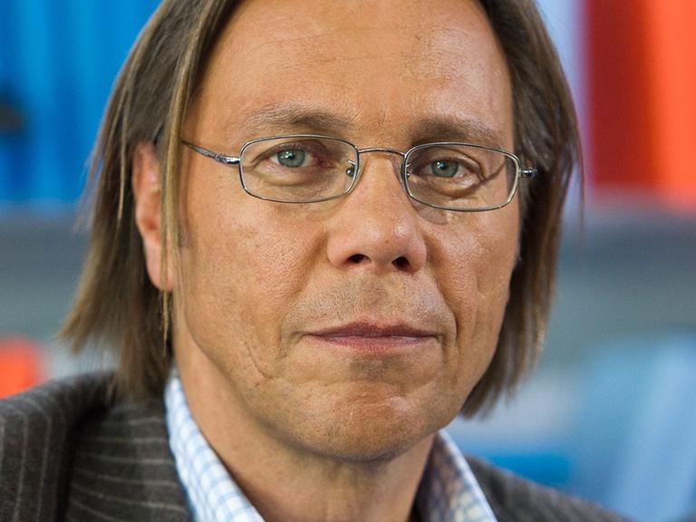 Der Soziologe und Sozialpsychologe Harald Welzer, aufgenommen am 13.10.2011 auf der Frankfurter Buchmesse.