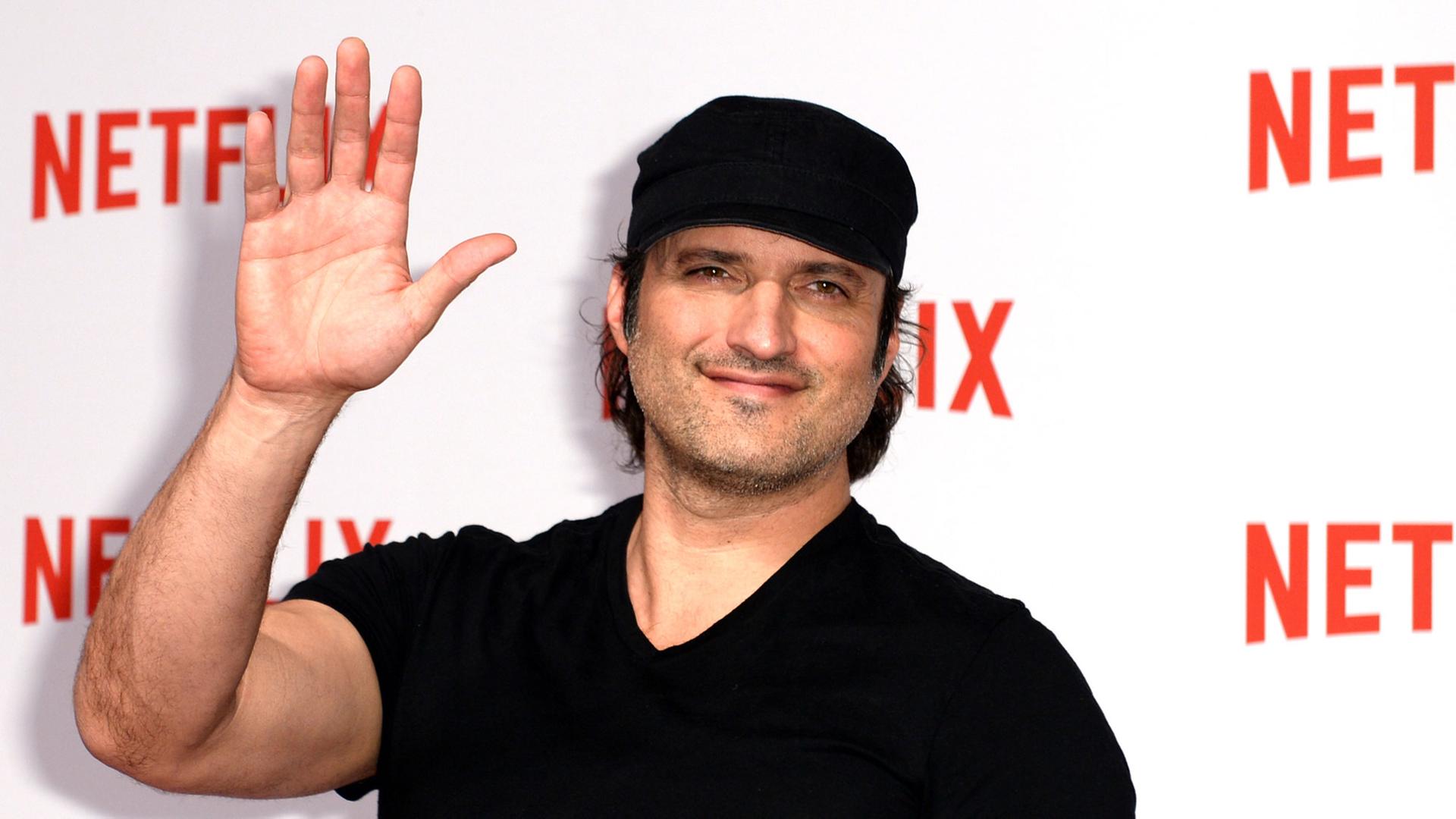 Der Regisseur und Produzent Robert Rodriguez kommt am 16.09.2014 in Berlin zu der Netflix Party.