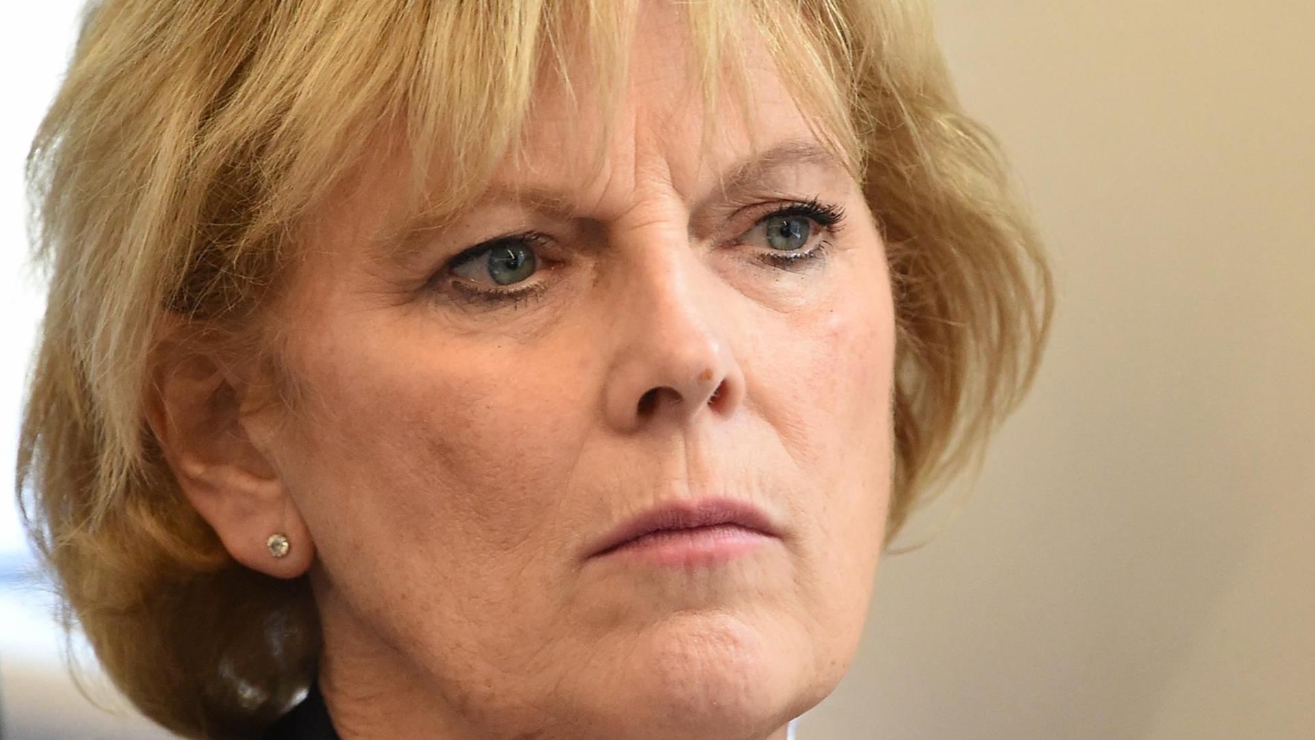 Anna Soubry, ehemalige Parlamentarierin der Tories, seit Juni 2019 Vorsitzende der Partei "Change UK" Anna Soubry, ehemalige Parlamentarierin der Tories, seit Juni 2019 Vorsitzende der Partei "Change UK"