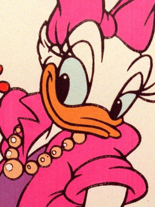 Daisy Duck, die Gefährtin von Comic-Enterich Donald Duck