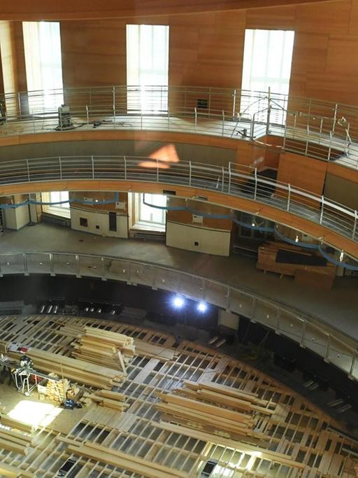 Sie sehen den Pierre Boulez Saal der Barenboim-Said Musikakademie, hier ein Archivbild von September 2016.