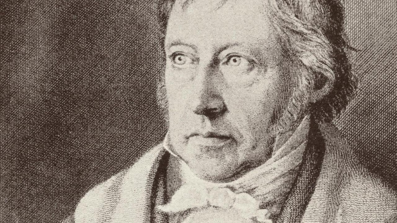 Lithografie Georg Wilhelm Friedrich Hegels Lithografie Georg Wilhelm Friedrich Hegels