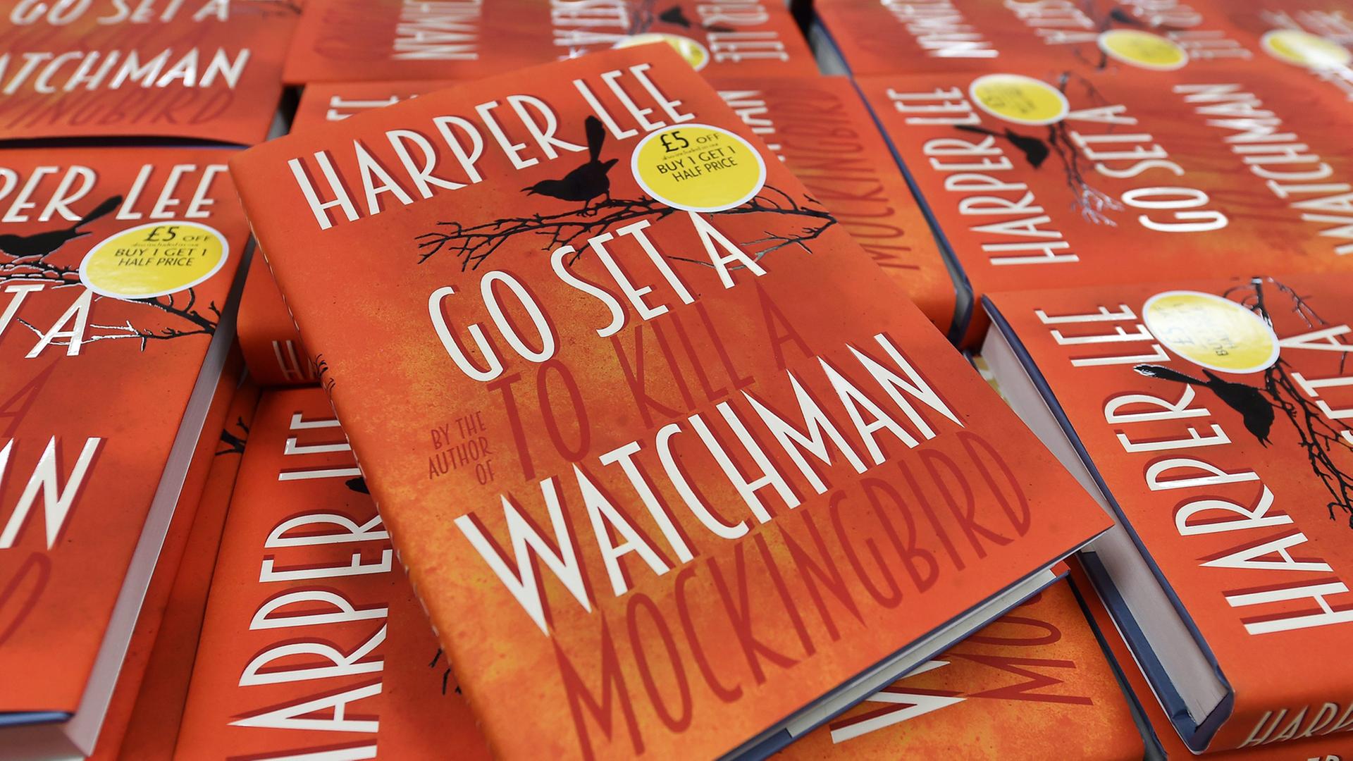 Das neue Buch der US-Autorin Harper Lee: "Go Set a Watchman" in einer Londoner Buchhandlung