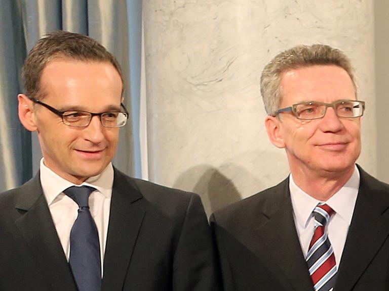 Heiko Maas und Thomas de Maizière Heiko Maas und Thomas de Maizière